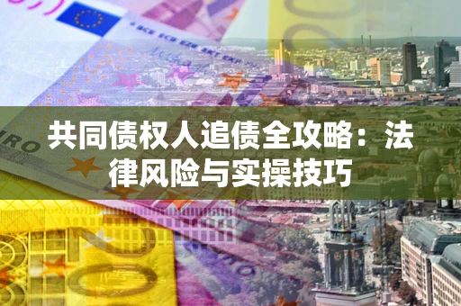 武汉共同债权人追债全攻略：法律风险与实操技巧