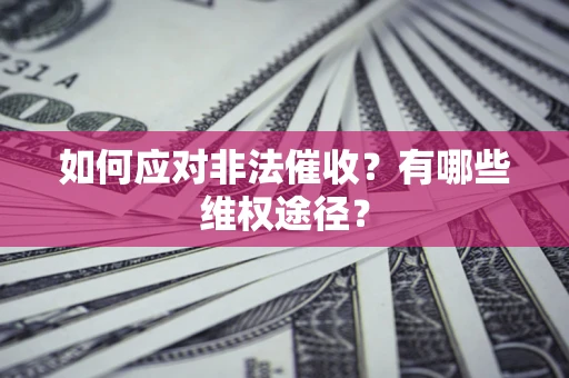 武汉如何应对非法催收？有哪些维权途径？