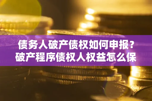 武汉债务人破产债权如何申报？破产程序债权人权益怎么保障？